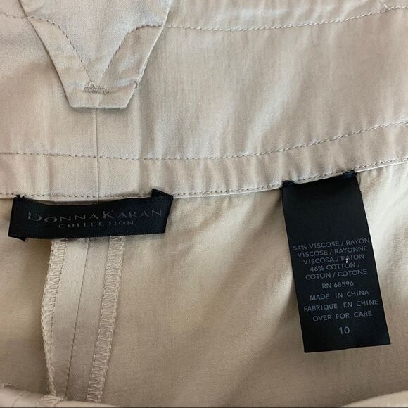 Donna Karan black label Ivory cream satin pants - Picture 7 of 12